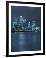 Canary Wharf, Docklands, Viewed from Wapping, London, England, United Kingdom, Europe-Wogan David-Framed Photographic Print