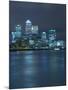 Canary Wharf, Docklands, Viewed from Wapping, London, England, United Kingdom, Europe-Wogan David-Mounted Photographic Print