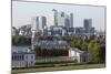 Canary Wharf from Greenwich Park, London, 2009-Peter Thompson-Mounted Photographic Print