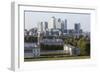 Canary Wharf from Greenwich Park, London, 2009-Peter Thompson-Framed Photographic Print