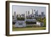 Canary Wharf from Greenwich Park, London, 2009-Peter Thompson-Framed Photographic Print