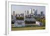 Canary Wharf from Greenwich Park, London, 2009-Peter Thompson-Framed Photographic Print