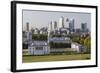 Canary Wharf from Greenwich Park, London, 2009-Peter Thompson-Framed Photographic Print