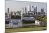 Canary Wharf from Greenwich Park, London, 2009-Peter Thompson-Mounted Photographic Print