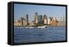 Canary Wharf, London, 2009-Peter Thompson-Framed Stretched Canvas