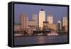 Canary Wharf, London, 2009-Peter Thompson-Framed Stretched Canvas