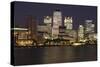 Canary Wharf, London, 2009-Peter Thompson-Stretched Canvas