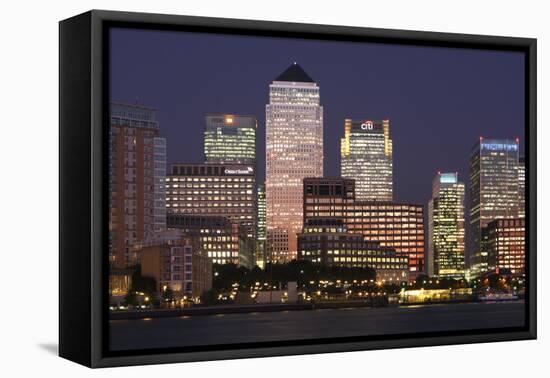 Canary Wharf, London, 2009-Peter Thompson-Framed Stretched Canvas