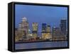 Canary Wharf, London Docklands, London, England, United Kingdom, Europe-Graham Lawrence-Framed Stretched Canvas