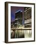 Canary Wharf, Major Business District in London, One of London's Two Main Financial Centres, Contai-David Bank-Framed Photographic Print