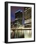 Canary Wharf, Major Business District in London, One of London's Two Main Financial Centres, Contai-David Bank-Framed Photographic Print