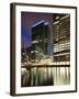 Canary Wharf, Major Business District in London, One of London's Two Main Financial Centres, Contai-David Bank-Framed Photographic Print