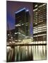 Canary Wharf, Major Business District in London, One of London's Two Main Financial Centres, Contai-David Bank-Mounted Photographic Print