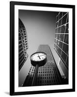 Canary Wharf Office Buildings, Docklands, London, UK-Neil Farrin-Framed Photographic Print