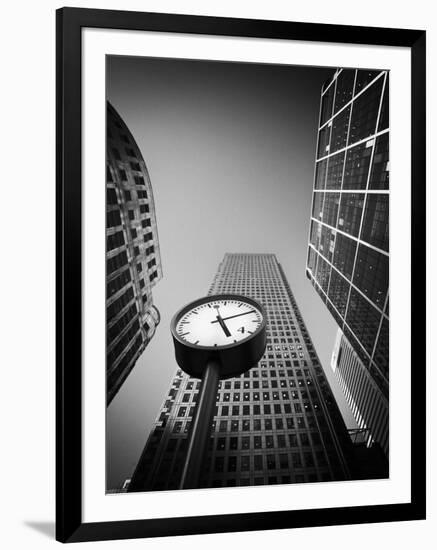 Canary Wharf Office Buildings, Docklands, London, UK-Neil Farrin-Framed Photographic Print