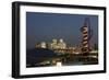 Canary Wharf Orbit-Charles Bowman-Framed Photographic Print