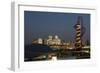 Canary Wharf Orbit-Charles Bowman-Framed Photographic Print