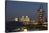 Canary Wharf Orbit-Charles Bowman-Stretched Canvas