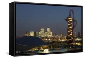 Canary Wharf Orbit-Charles Bowman-Framed Stretched Canvas