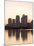 Canary Wharf Seen From Victoria Wharf, London Docklands, London, England, United Kingdom, Europe-Graham Lawrence-Mounted Photographic Print