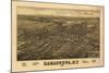 Canastota, New York - Panoramic Map-Lantern Press-Mounted Art Print