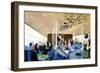 Canberra: the First Class Lounge-null-Framed Art Print