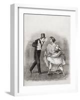 Cancan Dancer-null-Framed Giclee Print