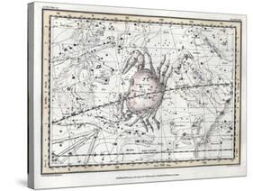 Cancer Constellation, Zodiac, 1822-Science Source-Stretched Canvas