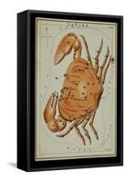 Cancer Constellation, Zodiac Sign, 1825-Science Source-Framed Stretched Canvas