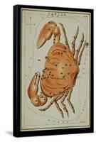 Cancer Constellation, Zodiac Sign, 1825-Science Source-Framed Stretched Canvas