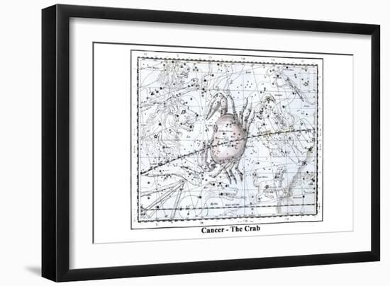 Cancer - the Crab-Alexander Jamieson-Framed Art Print