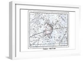 Cancer - the Crab-Alexander Jamieson-Framed Art Print