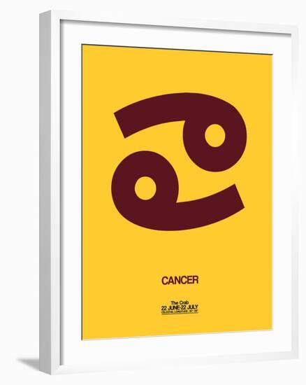 Cancer Zodiac Sign Brown-NaxArt-Framed Art Print