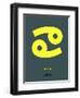 Cancer Zodiac Sign Yellow-NaxArt-Framed Art Print