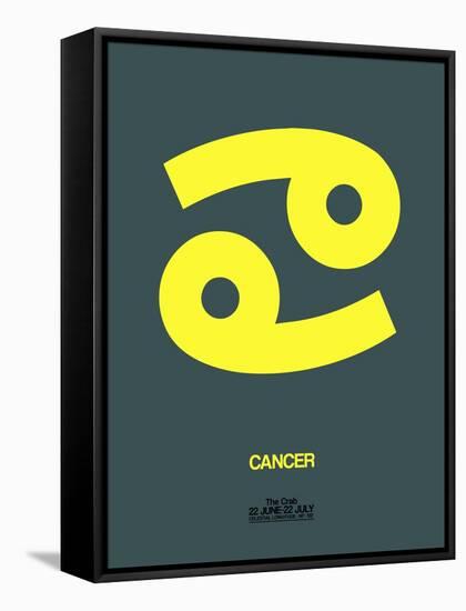 Cancer Zodiac Sign Yellow-NaxArt-Framed Stretched Canvas