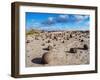 Cancha de bochas (Bowls Pitch) Formation, Ischigualasto Provincial Park, UNESCO World Heritage Site-Karol Kozlowski-Framed Photographic Print