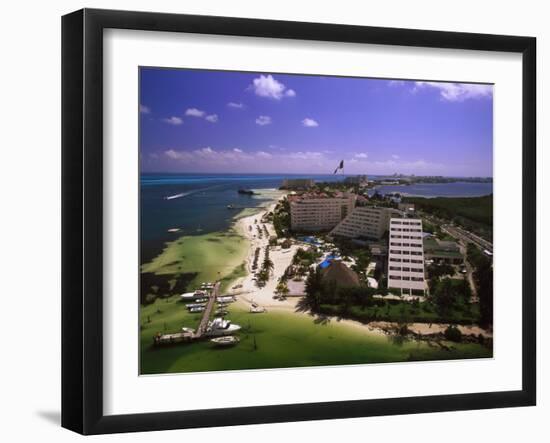Cancun, Mexico-Walter Bibikow-Framed Premium Photographic Print
