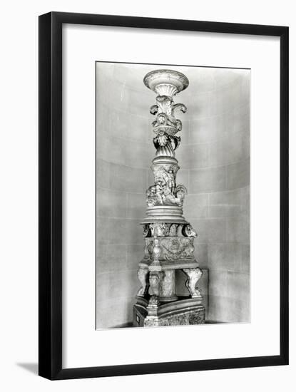 Candelabra Designed by Piranesi on the Basis of Roman Antique Pieces For His Own Tomb-Giovanni Battista Piranesi-Framed Giclee Print