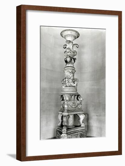 Candelabra Designed by Piranesi on the Basis of Roman Antique Pieces For His Own Tomb-Giovanni Battista Piranesi-Framed Giclee Print