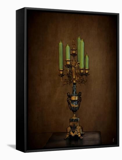 Candelabra Still Life-Jai Johnson-Framed Stretched Canvas