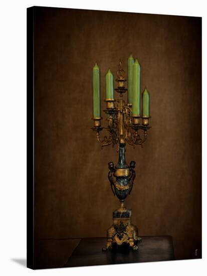 Candelabra Still Life-Jai Johnson-Stretched Canvas