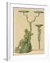 Candelabra with Bronze Faun, from the Houses and Monuments of Pompeii-Fausto and Felice Niccolini-Framed Giclee Print