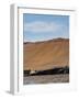 Candelabro de Paracas Geoglyph, Paracas National Reserve, Ica Region, Peru, South America-Karol Kozlowski-Framed Photographic Print