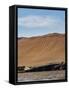 Candelabro de Paracas Geoglyph, Paracas National Reserve, Ica Region, Peru, South America-Karol Kozlowski-Framed Stretched Canvas