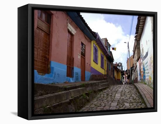 Candelaria, the Historic District, Bogota, Colombia, South America-Ethel Davies-Framed Stretched Canvas