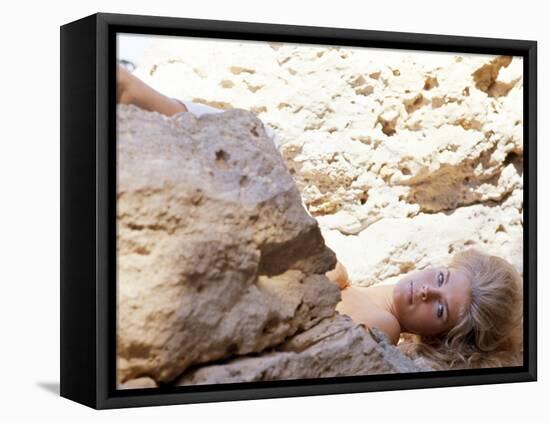 Candice Bergen-null-Framed Stretched Canvas