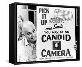 Candid Camera-null-Framed Stretched Canvas