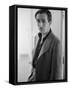 Candid Portrait of Movie Studio Head Walt Disney Standing in Doorway at Studio-Alfred Eisenstaedt-Framed Stretched Canvas