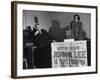 Candidate Jennie Lee Giving Speech-null-Framed Photographic Print