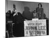 Candidate Jennie Lee Giving Speech-null-Mounted Photographic Print